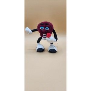Applause 1988 VINTAGE CALIFORNIA RAISINS Bendable Raisin 4-3/4" Plush Toy